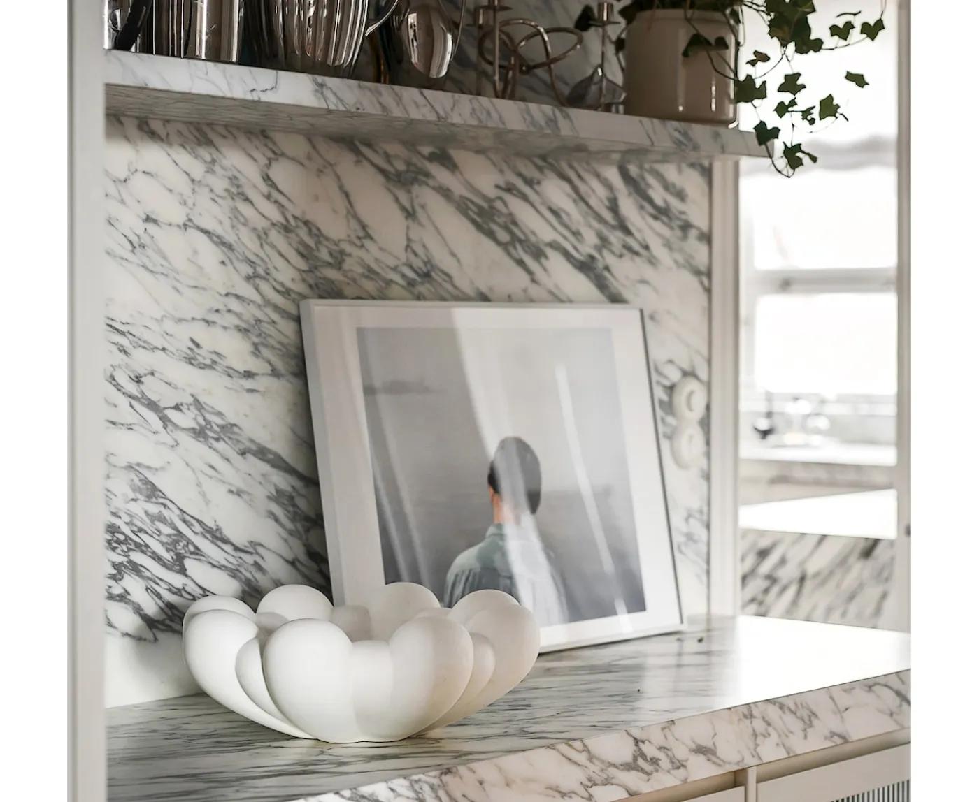 101 Copenhagen Bloom Skål Bone White Big