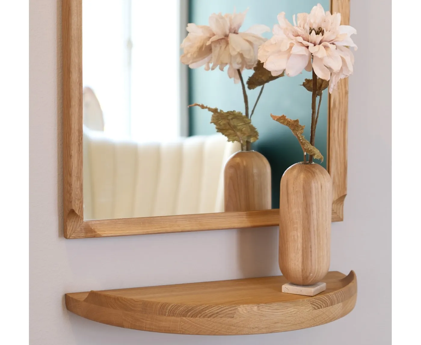 Aakjaer Furniture Arcus Spegel Natural Oil Oak 45x90