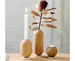 Aakjaer Furniture Ellipse Ljuslykta Natural Oil Oak