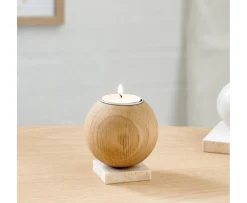 Aakjaer Furniture Ellipse Ljuslykta Natural Oil Oak