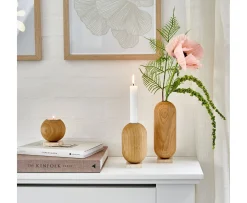 Aakjaer Furniture Ellipse Vas Natural Oil Oak