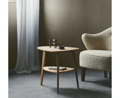 Aakjaer Furniture Heart Sidobord Natural Oil Oak