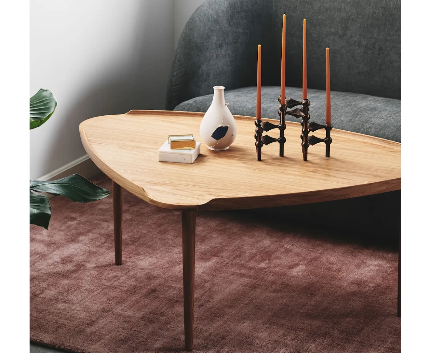 Aakjaer Furniture No.55 Soffbord Natural Oil Oak Large