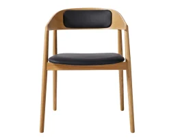 Andersen Furniture AC2 Karmstol Delklädd Ek/Svart Läder