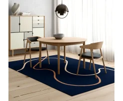 Andersen Furniture AC2 Karmstol Delklädd Ek/Svart Läder