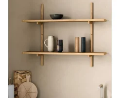 Andersen Furniture A-Light Vägghylla Oljad Ek 90x35