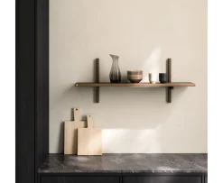 Andersen Furniture A-Light Vägghylla Rökt Oljad Ask 90x35