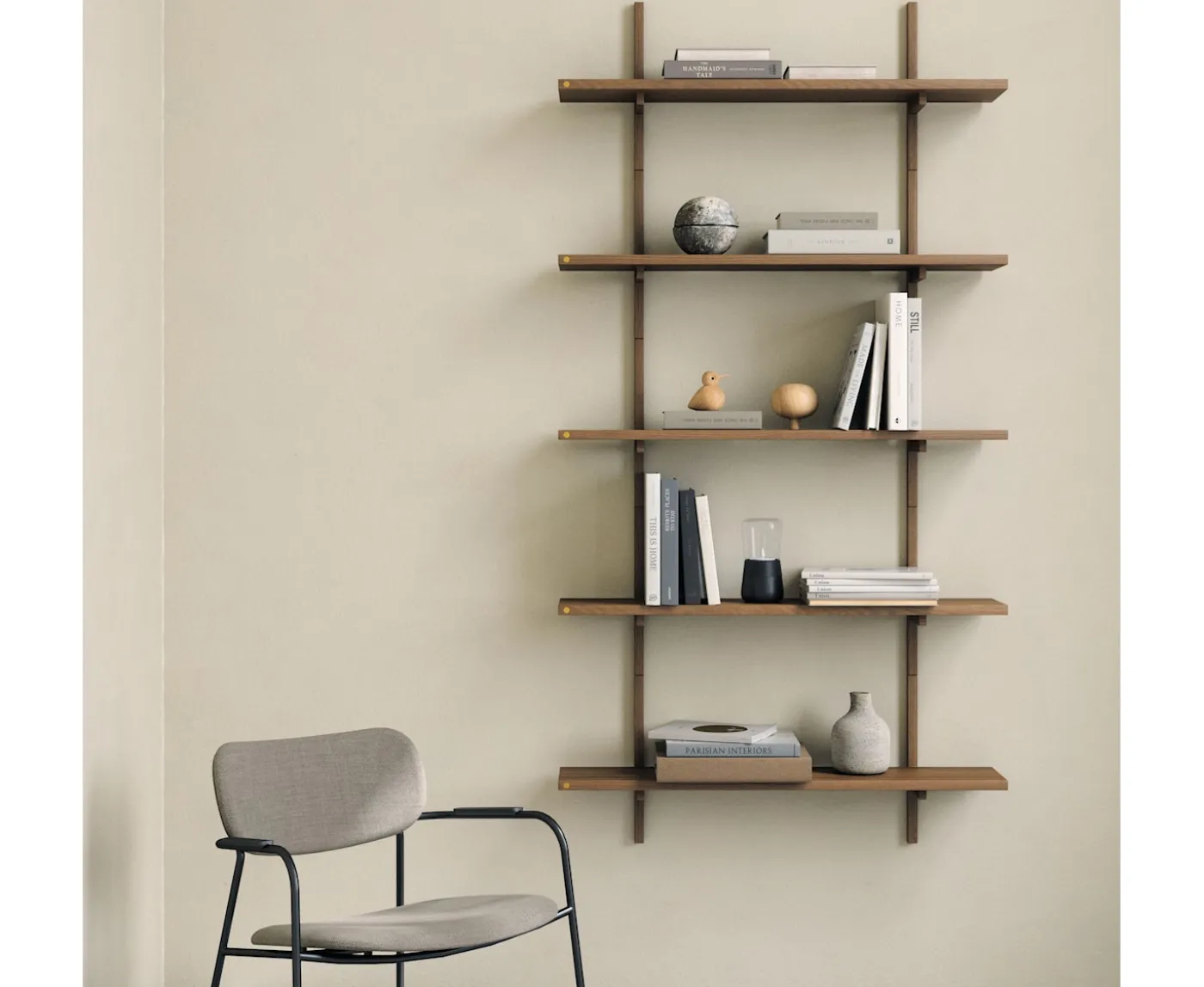 Andersen Furniture A-Light Vägghylla Rökt Oljad Ask 90x35