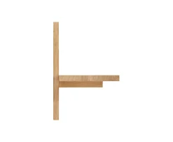 Andersen Furniture A-Light Vägghylla Vitpigmenterad Ek 90x35