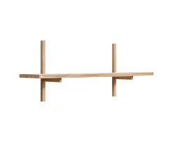 Andersen Furniture A-Light Vägghylla Vitpigmenterad Ek 90x35