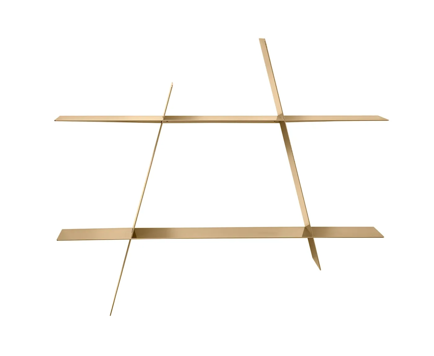 Andersen Furniture A-Shelf Vägghylla Mässing Large
