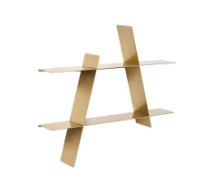 Andersen Furniture A-Shelf Vägghylla Mässing Medium