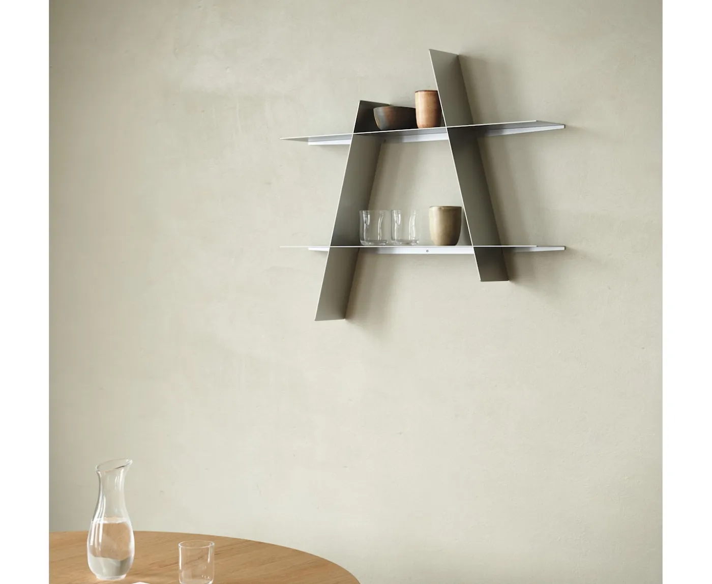 Andersen Furniture A-Shelf Vägghylla Silver Large