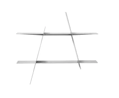 Andersen Furniture A-Shelf Vägghylla Silver Medium