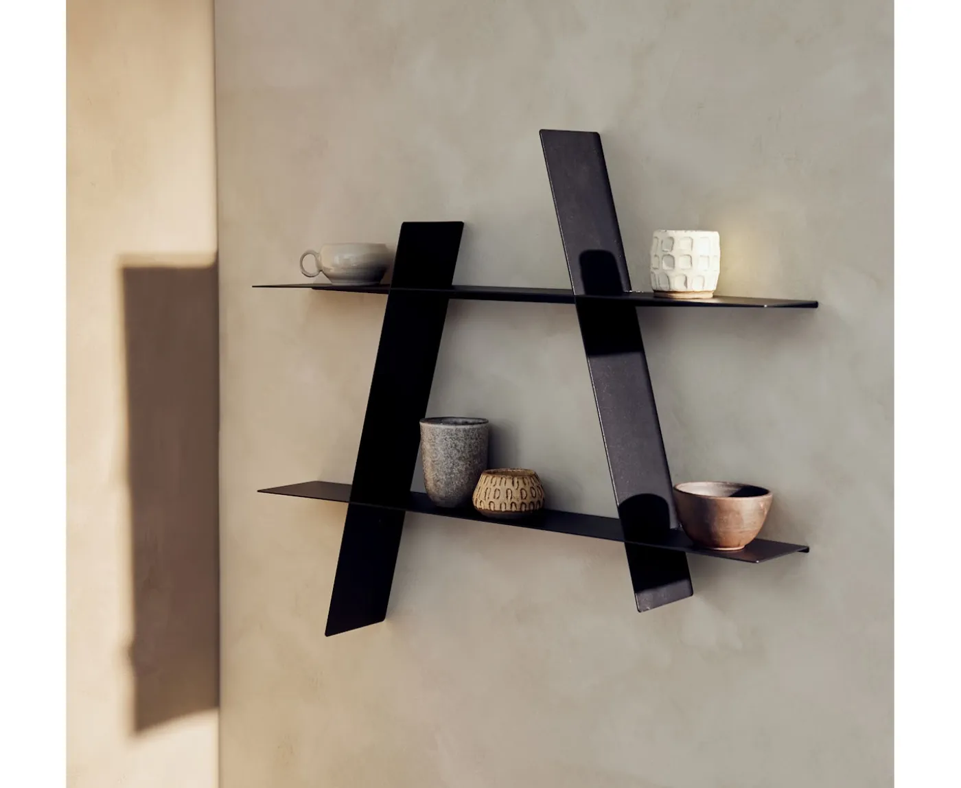 Andersen Furniture A-Shelf Vägghylla Svart Large