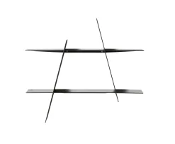 Andersen Furniture A-Shelf Vägghylla Svart Medium