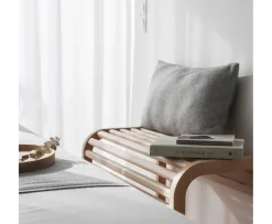 Andersen Furniture B1 Bänk Vitpigmenterad Ek 80cm