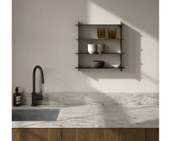 Andersen Furniture Division Vägghylla Svart Stål 45x45