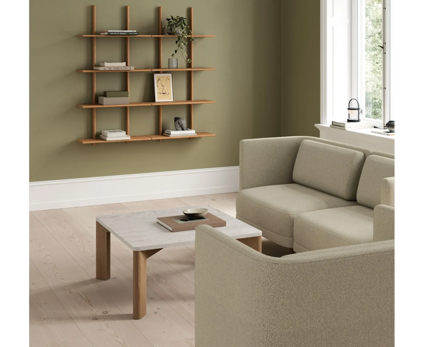 Andersen Furniture Essence Vägghylla Oljad Ek 70x140