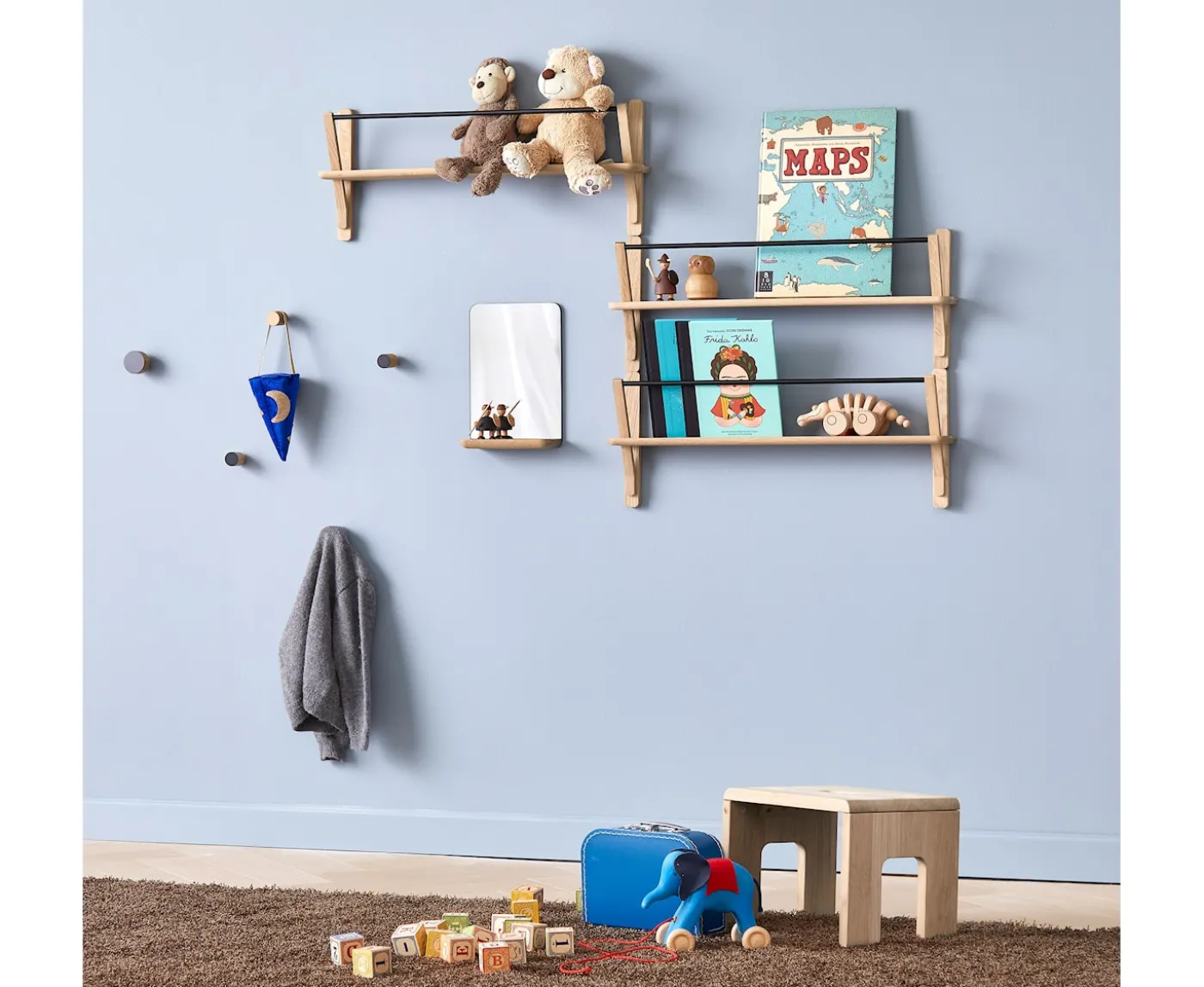 Andersen Furniture Interior Rack Vägghylla Ek 70x27