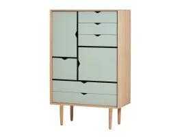 Andersen Furniture S5 Skåp Såpad Ek/Ocean Grey 83x132