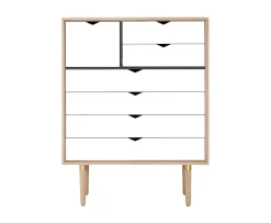 Andersen Furniture S8 Skåp Såpad Ek/Vit 83x107