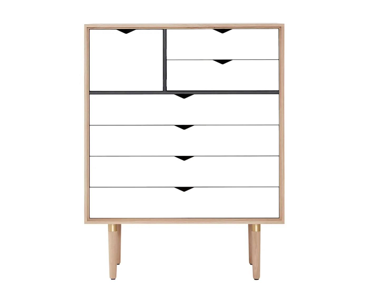 Andersen Furniture S8 Skåp Såpad Ek/Vit 83x107