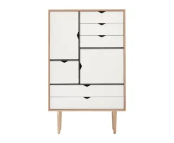Andersen Furniture S5 Skåp Såpad Ek/Vit 83x132