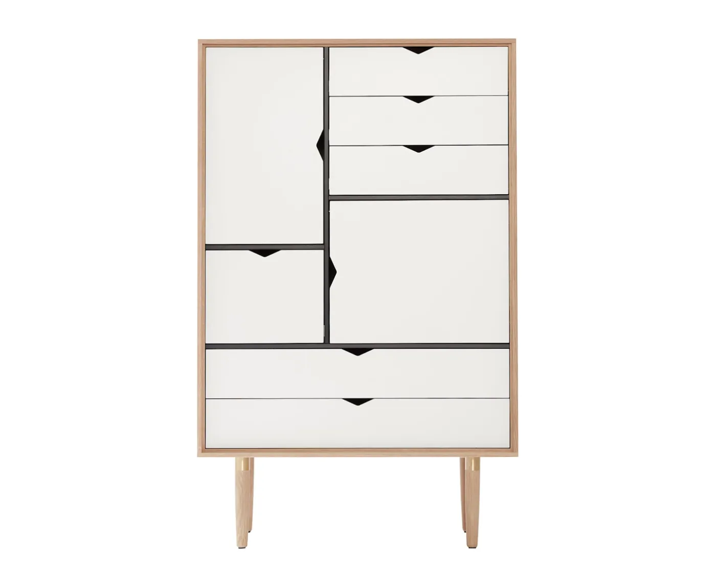 Andersen Furniture S5 Skåp Såpad Ek/Vit 83x132