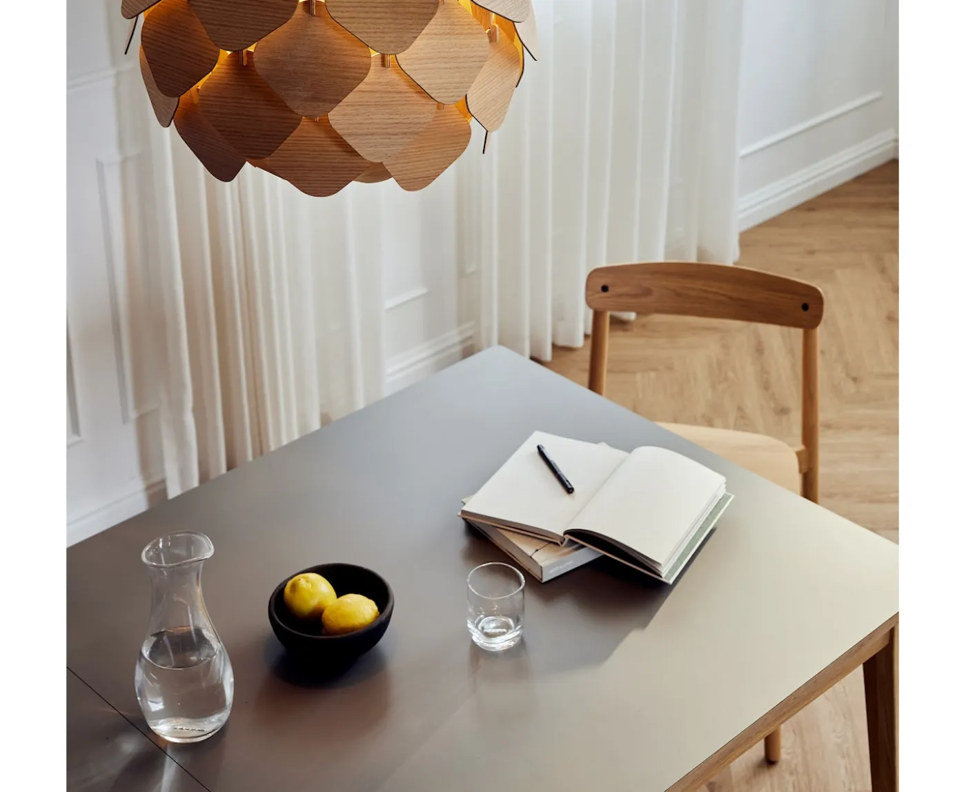 Andersen Furniture T3 Matbord Ek/Grigio Londra 200x95