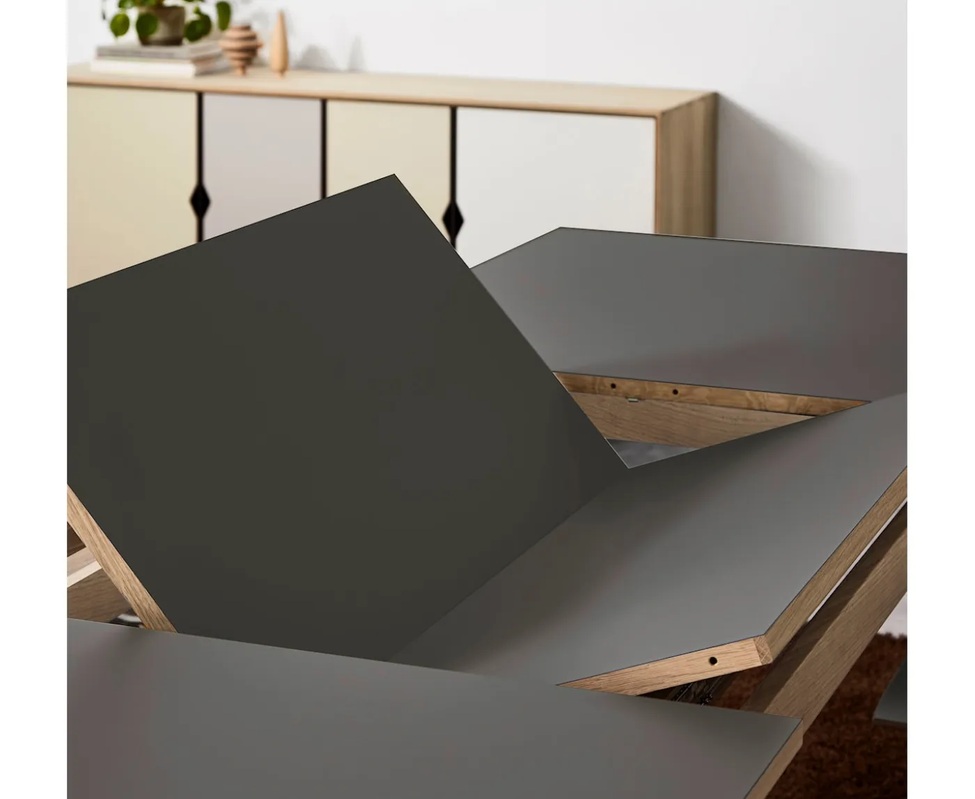 Andersen Furniture T3 Matbord Ek/Grigio Londra 200x95