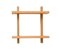 Andersen Furniture Treat Double Vägghylla Oljad Ek Small