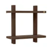 Andersen Furniture Treat Double Vägghylla Rökt Oljad Ek Small