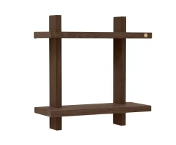 Andersen Furniture Treat Double Vägghylla Rökt Oljad Ek Small