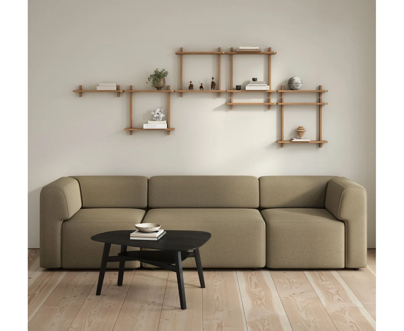 Andersen Furniture Treat Single Vägghylla Oljad Ek Large