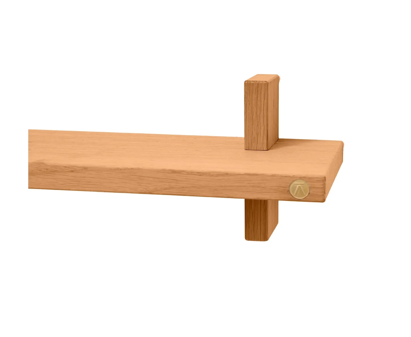Andersen Furniture Treat Single Vägghylla Oljad Ek Large