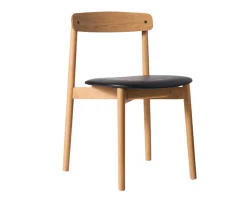 Andersen Furniture Unite Matstol Ek/Svart Läder