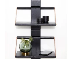Andersen Furniture Wood Wall Vägghylla Svart Small