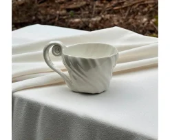 Atelier Marée The Tides Kopp med handtag White