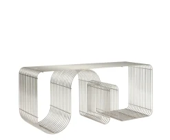 AYTM Curva Bänk Silver 100cm