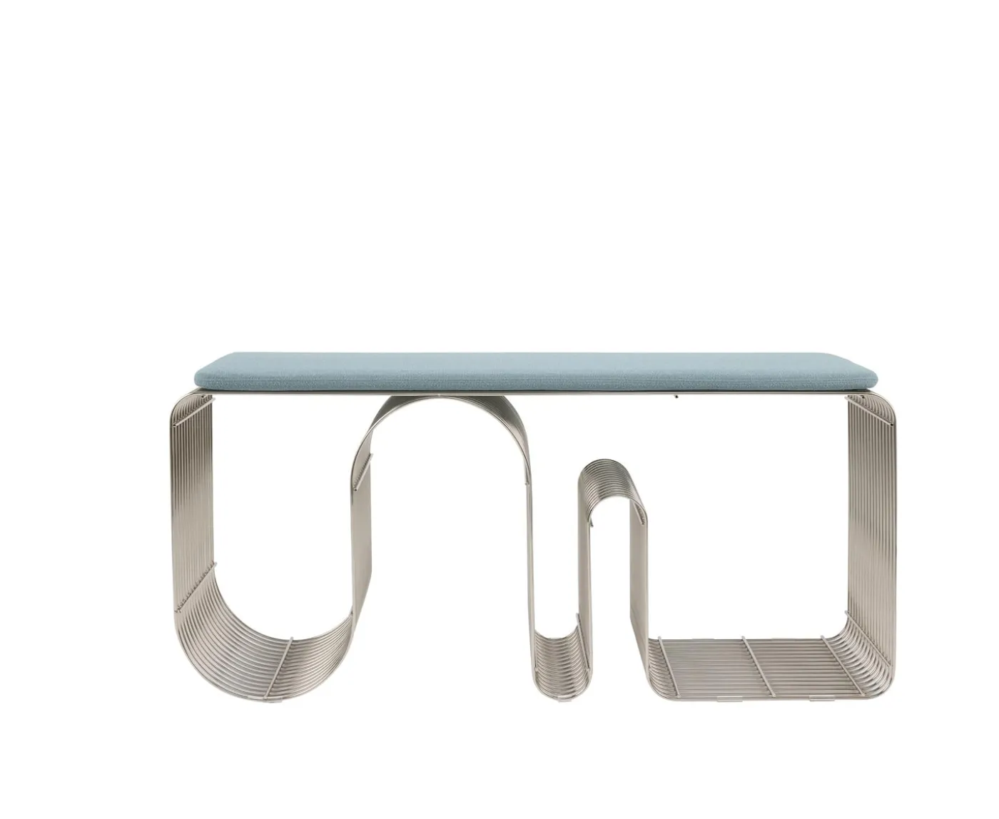 AYTM Curva Sittdyna Dusty Blue Bouclé 95x33