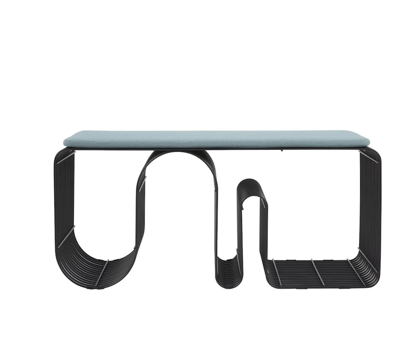 AYTM Curva Sittdyna Dusty Blue Bouclé 95x33