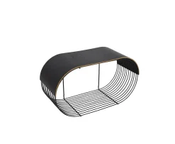 AYTM Curva Toppskiva Trä Black 62x25