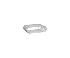 AYTM Curva Vägghylla Silver 40cm