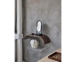 AYTM Curva Vägghylla Silver 61cm