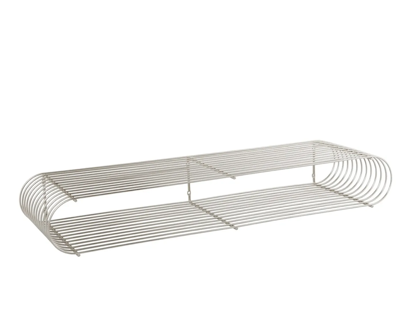 AYTM Curva Vägghylla Silver 80cm