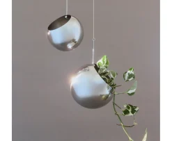 AYTM Globe Väggkruka Silver Ø21