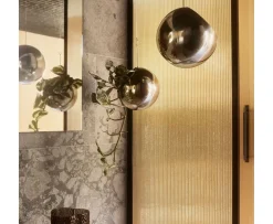 AYTM Globe Väggkruka Silver Ø21