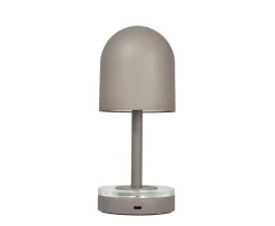 AYTM Luceo Portabel Bordslampa Taupe/Clear 24cm