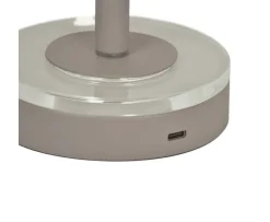 AYTM Luceo Portabel Bordslampa Taupe/Clear 24cm